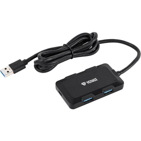 Yenkee Hub 4 x USB 3.0 (YHB 4341BK) čierny