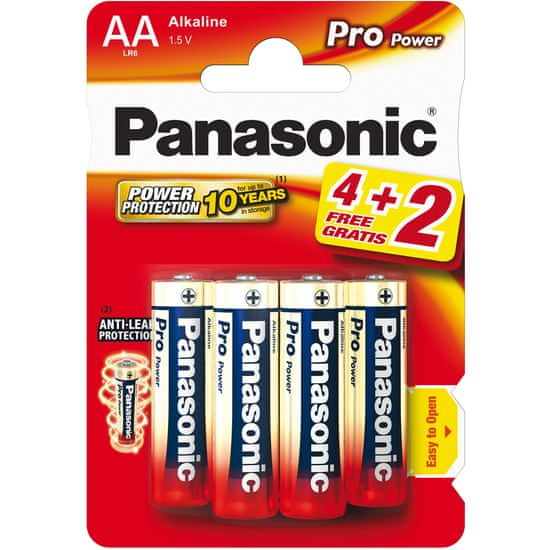 PANASONIC Batérie AA 4ks Pro Power (LR6 6BP)