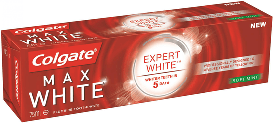 Colgate Max White Expert White Soft Mint zubní pasta 75 ml