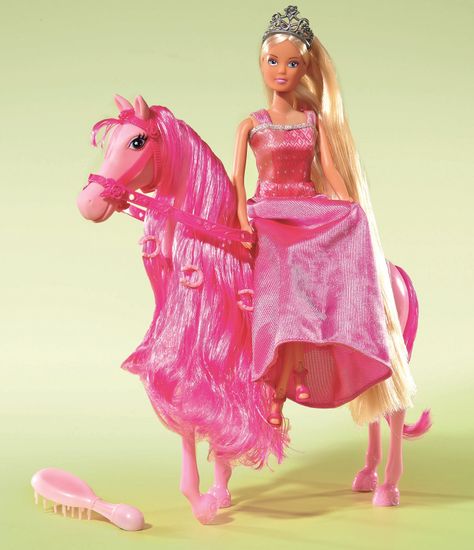 SIMBA Bábika Steffi princezná na koni