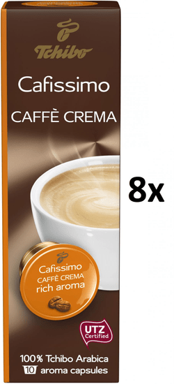 Tchibo Cafissimo Caffé Crema Rich Aroma, 8x10 kapsúl