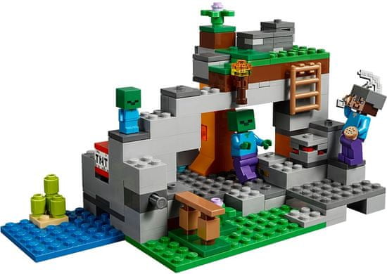 LEGO Minecraft 21141 Jaskyňa so zombie