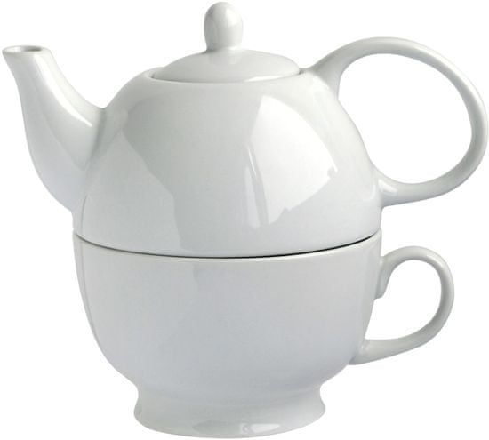 TORO Kanvica na čaj 480 ml so šálkou, porcelán