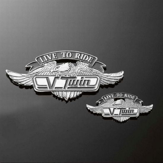 Highway-Hawk emblém samolepiace V-TWIN LTR, 110mm