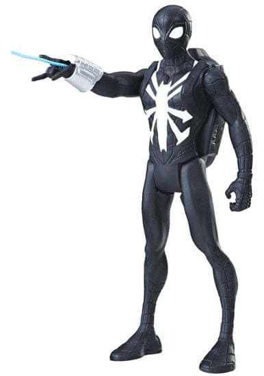 Spiderman Figúrka s vystreľovacím pohybom– Black suit Spiderman