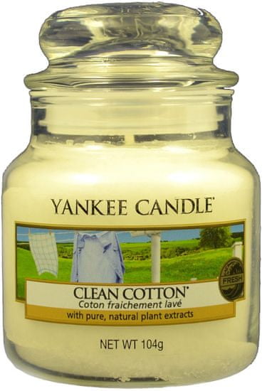 Yankee Candle Clean Cotton Classic malá 104 g