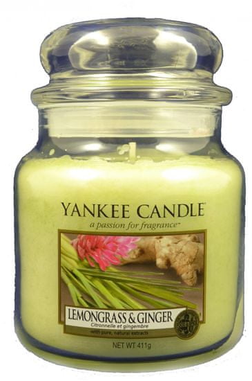 Yankee Candle Lemongrass & Ginger Classic stredná 411 g