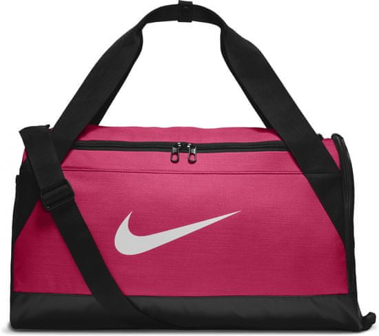 Nike Brasilia (Small) Training Duffel Bag Rush PiNK Black White 32L