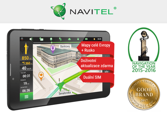 Navitel T700 3G, EU lifetime
