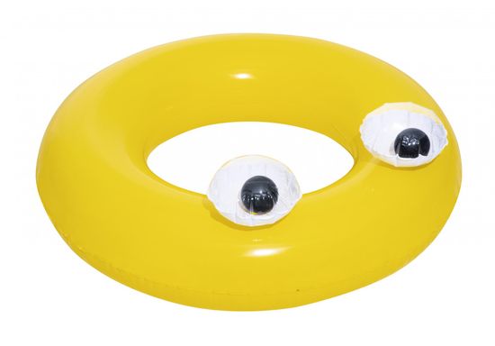 Bestway Nafukovací kruh - oči, priemer 91cm - Žltý