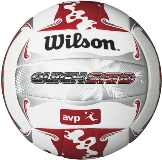 Wilson Avp Quicksand Aloha Volleyball Red/Grey/White