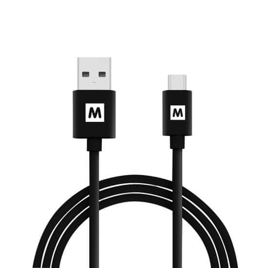 MAX MUC1100B kábel micro USB 2.0 1m, čierna