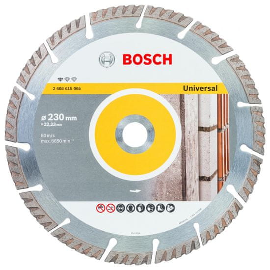 Bosch Diamantový deliaci kotúč Standard for Universal 230 × 22,23 mm