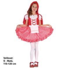 MaDe Šaty na karneval - Červená čiapočka,110 - 120 cm
