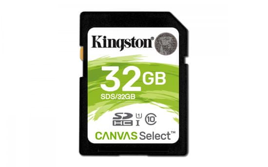 Kingston SDHC 32GB Canvas Select 80R Class 10 UHS-I (SDS/32GB)