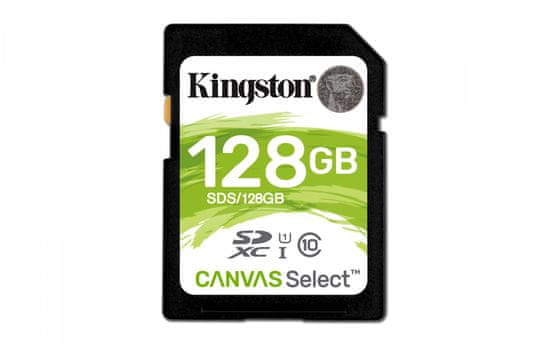 Kingston SDXC 128GB Canvas Select 80R Class 10 UHS-I (SDS/128G)