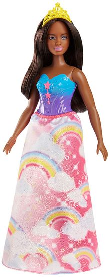 Mattel Barbie princezná - žltá čelenka