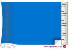 Patifix - Jednofarebné fólie 10-1105 MODRÁ MATNÁ - šírka 45 cm