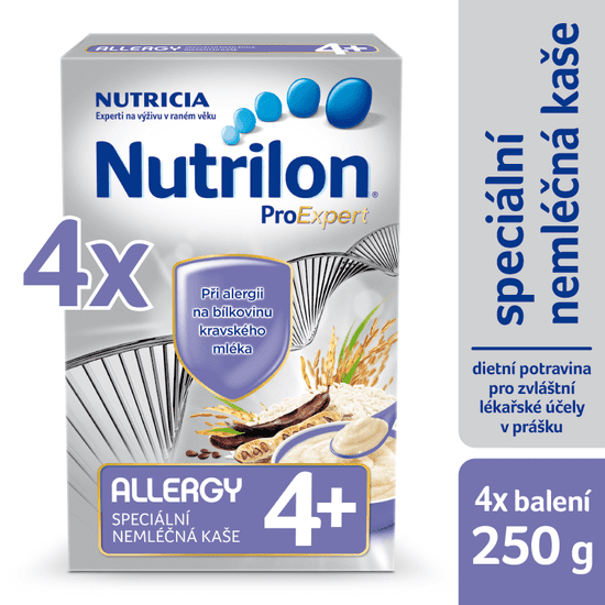Nutrilon Allergy nemliečna kaša - 4 x 250g