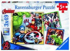 Ravensburger Disney Marvel Avengers 3x49 dielikov - rozbalené