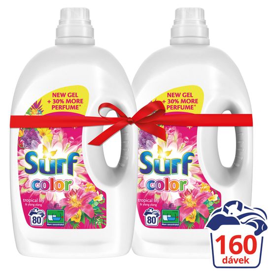 Surf Color gél Tropical Lily & Ylang Ylang 2 x 4 l (160 praní)