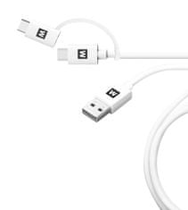 MAX MUC1101W USB kábel 1 m, biela