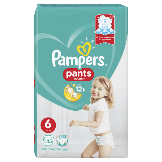 Pampers Pants 6 (15+ kg) Giant Pack 45 ks