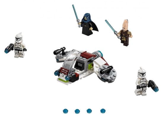 LEGO Star Wars ™ 75206 Bojový balíček Jediov a klonových vojakov