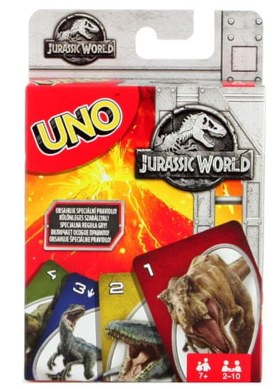 Mattel Uno Jurský svet