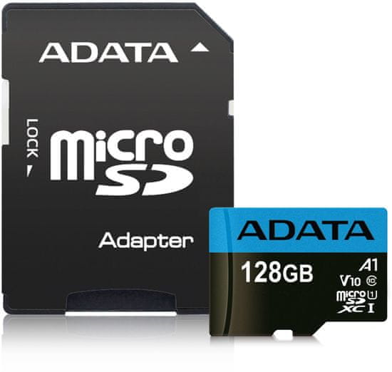 A-Data MicroSDXC 128GB UHS-I 85/20MB/s + ad (AUSDX128GUICL10A1-RA1)