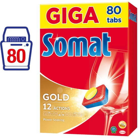 Somat Gold tablety do umývačky 80 ks