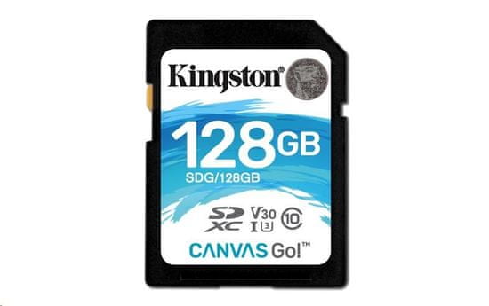 Kingston 128GB Canvas Go! SDXC UHS-I U3 + ad (SDG/128GB)