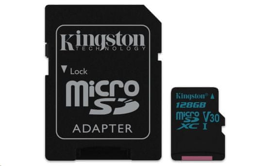 Kingston 128GB Canvas Go! micro SDXC UHS-I U3 +ad (SDCG2/128GB)