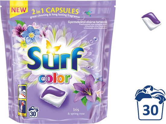 Surf Color 2v1 Iris & Spring Rose 30 ks