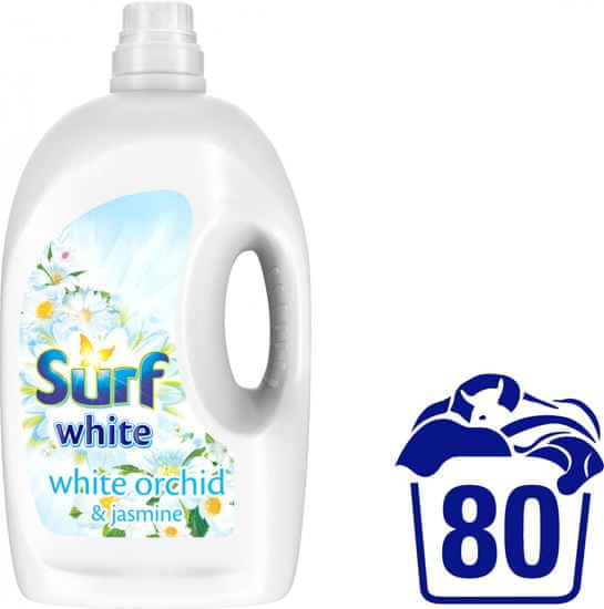 Surf White gél Orchid & Jasmine 4 l (80 praní)
