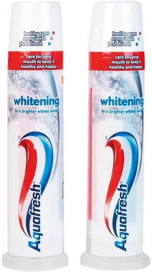 Aquafresh Whitening zubná pasta 2 x 100 ml