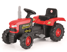 DOLU Veľký šliapací traktor, červený