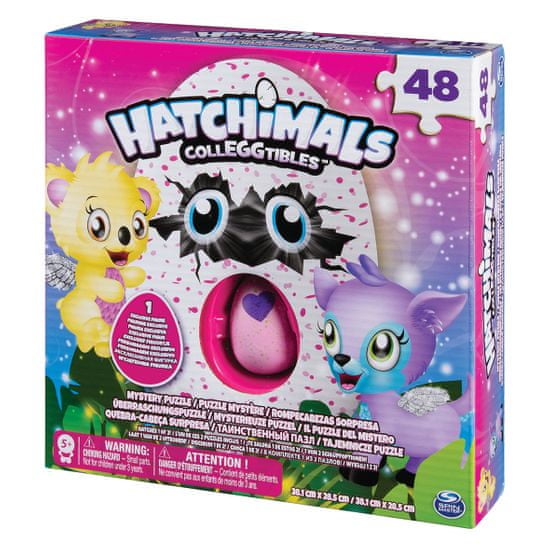 Spin Master Hatchimals puzzle 48x ks s exkluzívnym zvieratkom