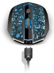 Connect IT DOODLE 2 bezdrôtová herná myš (CMO-3510-BK)