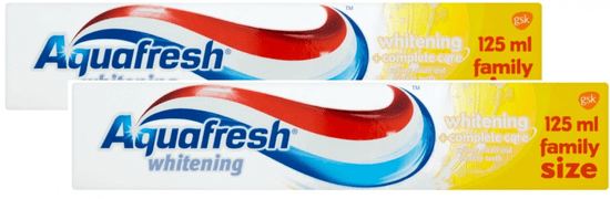 Aquafresh Whitening zubná pasta 2x 125 ml