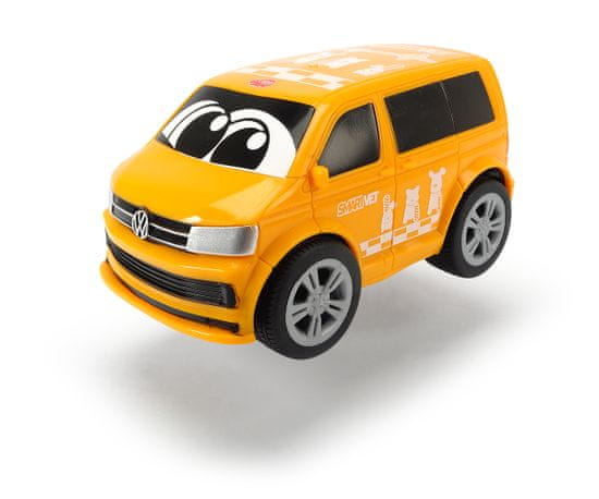 DICKIE Auto Happy VW T6 Squeezy 11 cm, oranžové