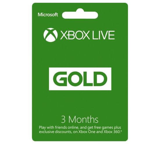 Microsoft Xbox Live Gold - 3 mesiace (S2T-00006)