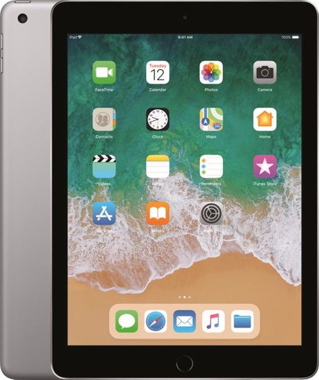 Apple iPad Wi-Fi 128GB, Space Grey 2018 (MR7J2FD/A)