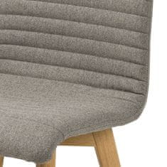 Design Scandinavia Jedálenská stolička Areta (Súprava 2 ks), sivá