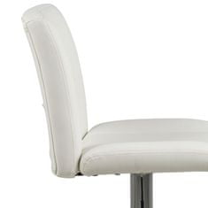 Design Scandinavia Barová stolička Larry (SET 2 ks), biela