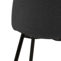 Design Scandinavia Jedálenská stolička Wanda (Súprava 4 ks), sivá
