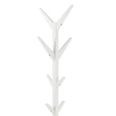 Design Scandinavia Vešiak drevený Scotty, 178 cm, biela