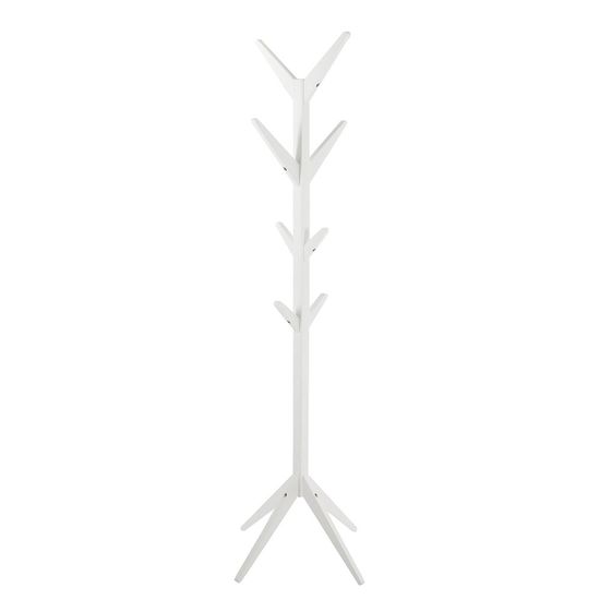 Design Scandinavia Vešiak drevený Scotty, 178 cm, biela
