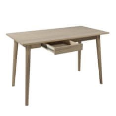 Design Scandinavia Pracovný stôl so zásuvkami Maryt, 120 cm