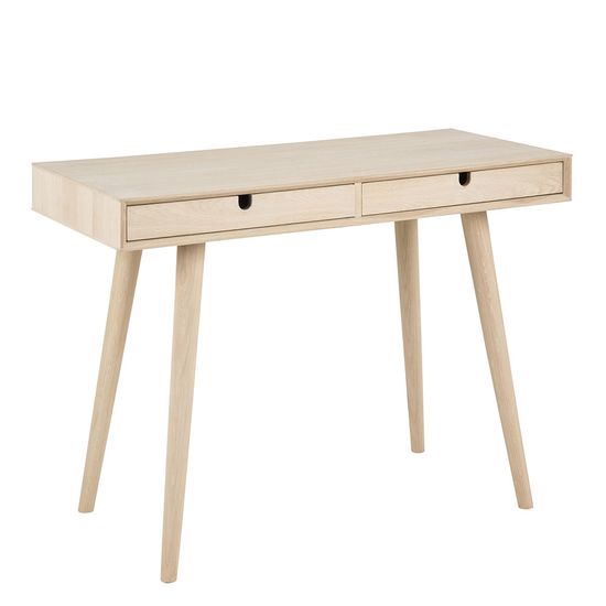 Design Scandinavia Pracovný stôl so zásuvkami Delica, 100 cm